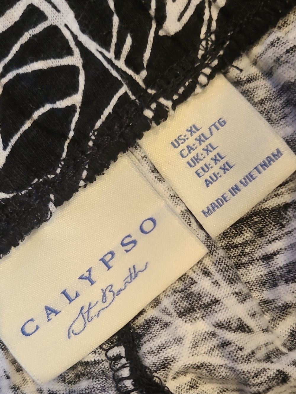 Calypso St. Barth NWT boho wide leg bottoms/pants Size XL - Picture 4 of 6